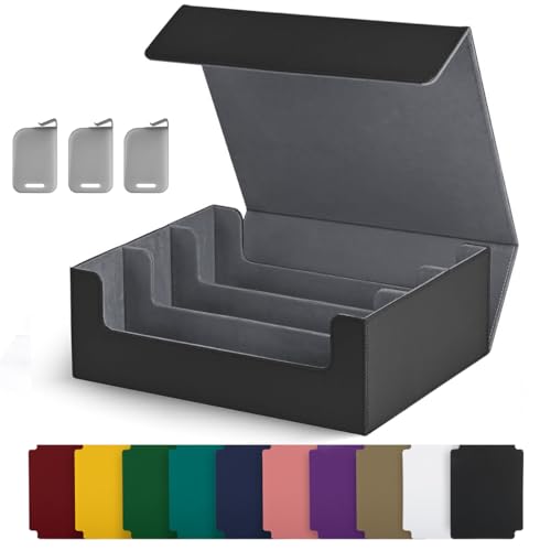 1800+ PU Leather Magnetic Card Storage Box Z756