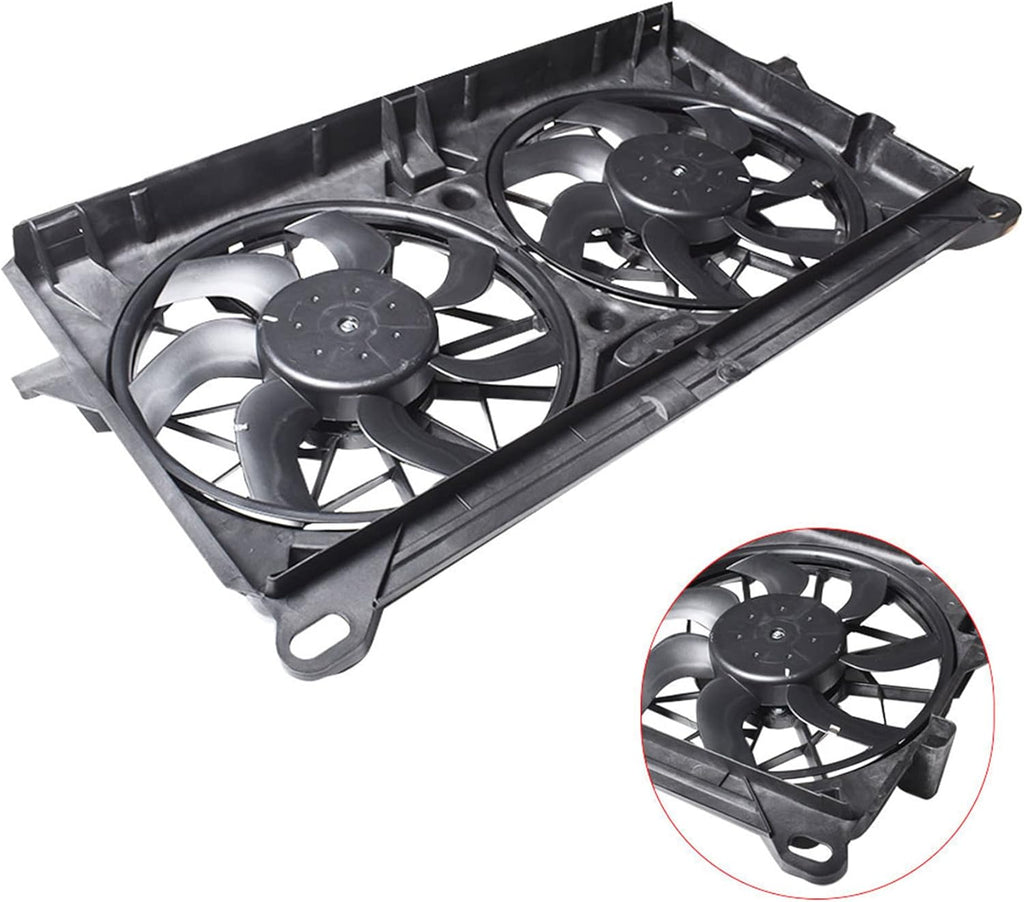 Radiator Cooling Fan Replacement for 2005 2006 2007 GMC Sierra Yukon Chevy Avalanche Silverado Suburban Tahoe T516