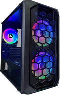 Pink Micro-ATX Gaming Case with Tempered Glass Panel R8040