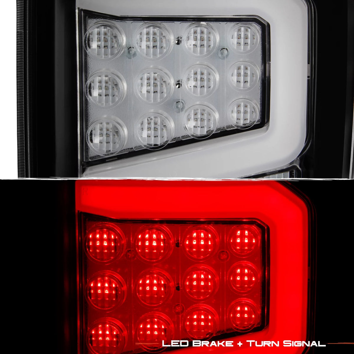 For 2016-2023 Nissan Titan LED Tail Lights Black Housing T212966