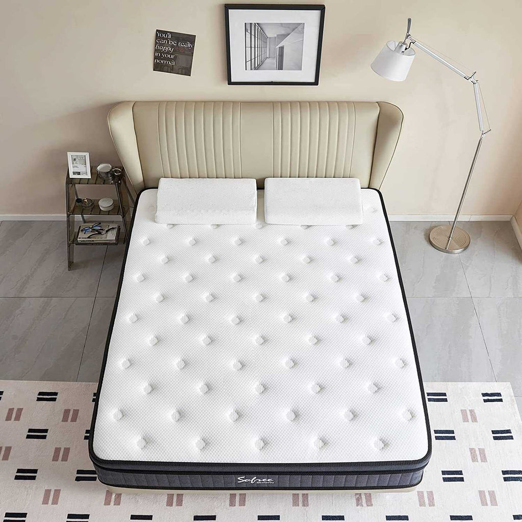 Queen 10 Inch Memory Foam Pocket Spring Mattress W32535