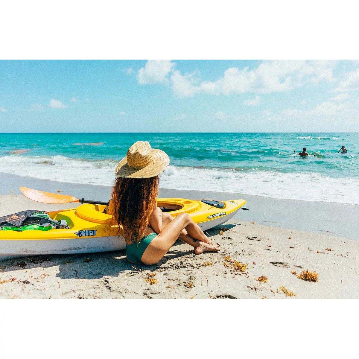 10 ft Yellow Sit-In Kayak I476958
