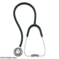 28 in. Double-head Professional Stethoscope - Forest Green, Adult B135