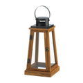Natural Wooden Pyramid Candle Lantern X4096