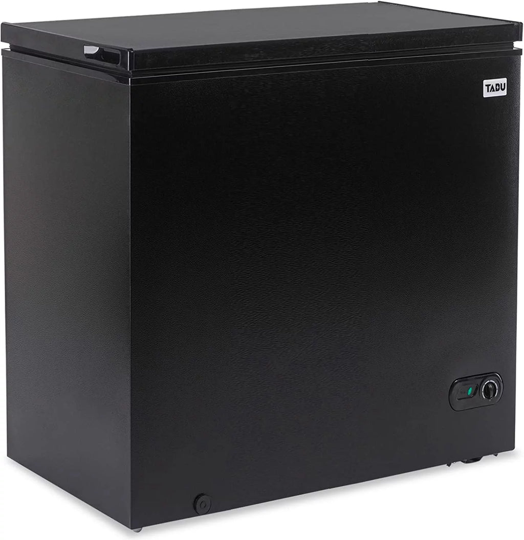 10.0 Cu Ft Black Chest Freezer with Removable Basket I3828