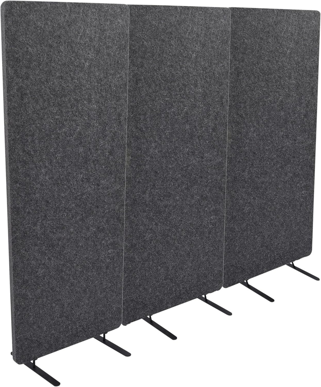 Castle Gray 24 X 62 Freestanding Acoustic Room Divider E8060
