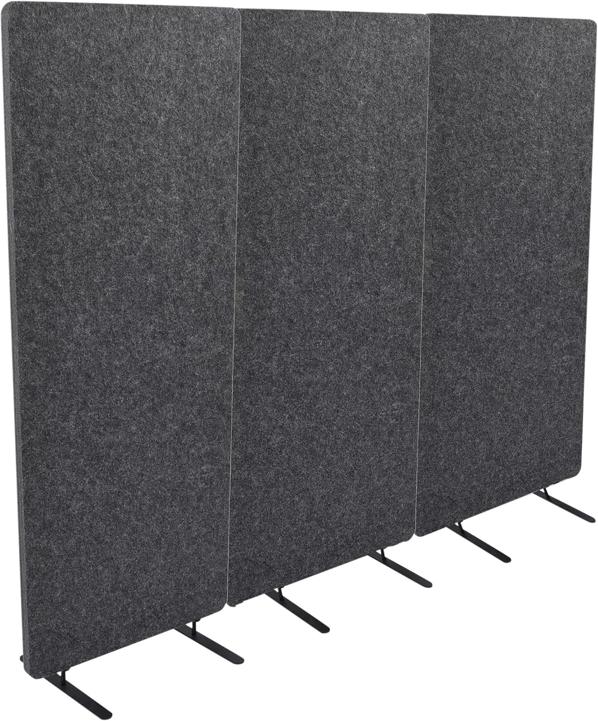 Castle Gray 24 X 62 Freestanding Acoustic Room Divider E8060