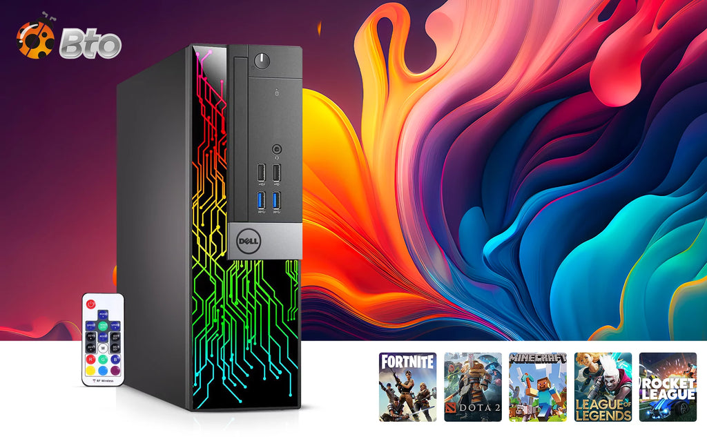 Restored Gaming Desktop PC, Intel Core i7, 16GB DDR4 Ram, 256GB SSD + 1TB HDD L6767