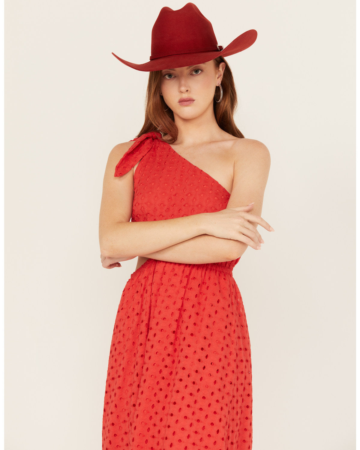 Red Sleeveless Maxi Dress T88551