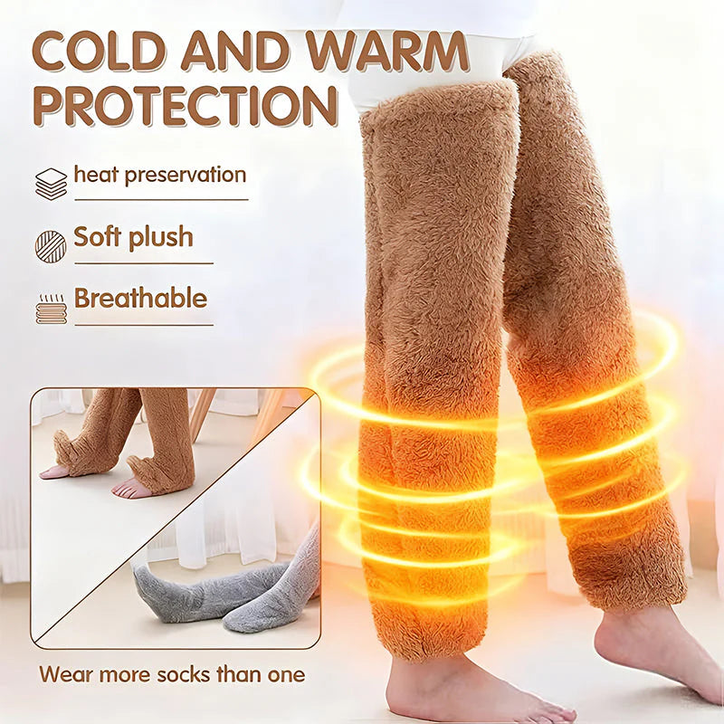 High Fuzzy Long Socks B270