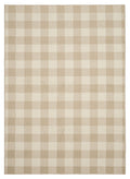 Tan/Ivory Buffalo Plaid 7 ft. x 10 ft. Area Rug B5163