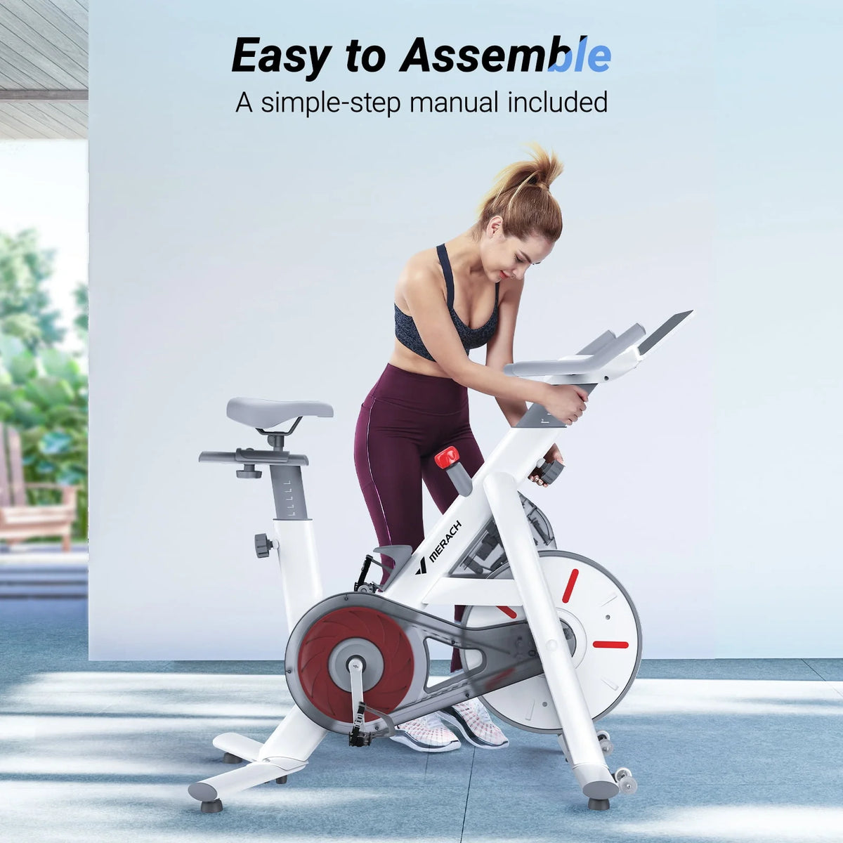 Stationary Exercise Bike Magnetic Bluetooth D9148