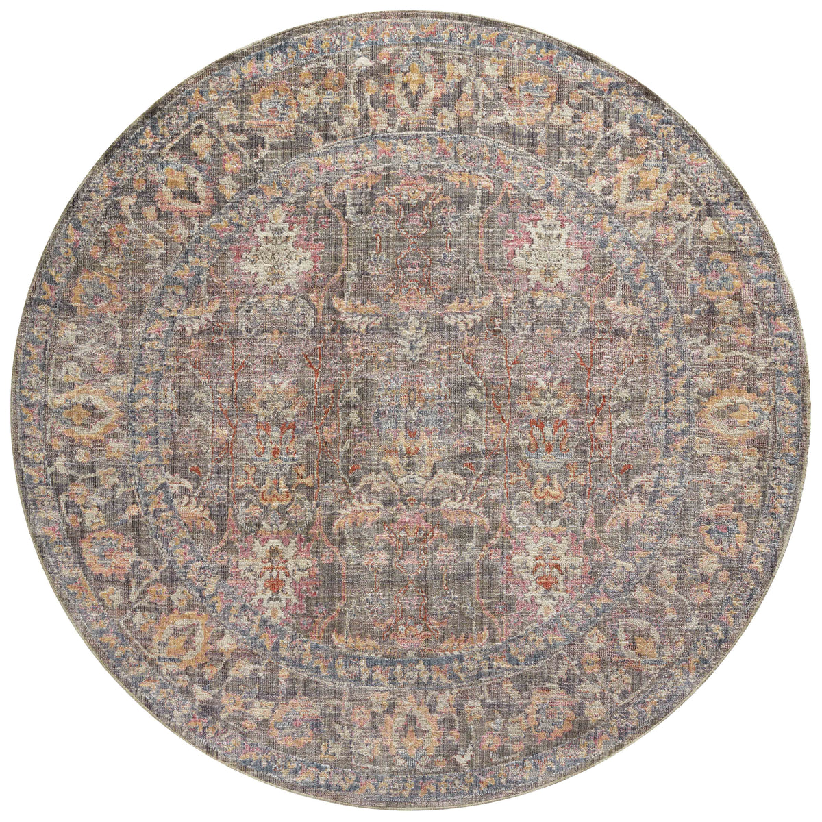 Stone Multi 5'0 x 5'0 Round Rug K708518