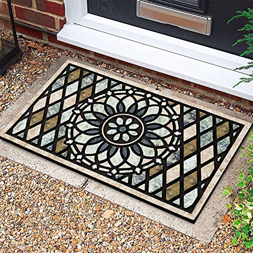 17x 30 Inch Non Slip Rubber Back Door Mat X22014