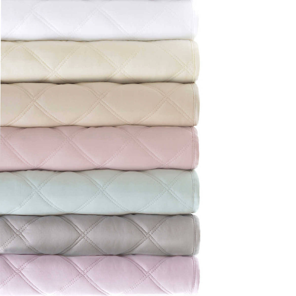 Ivory Quilted Coverlet P338924