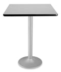 Gray Square Folding Cafe Table D359