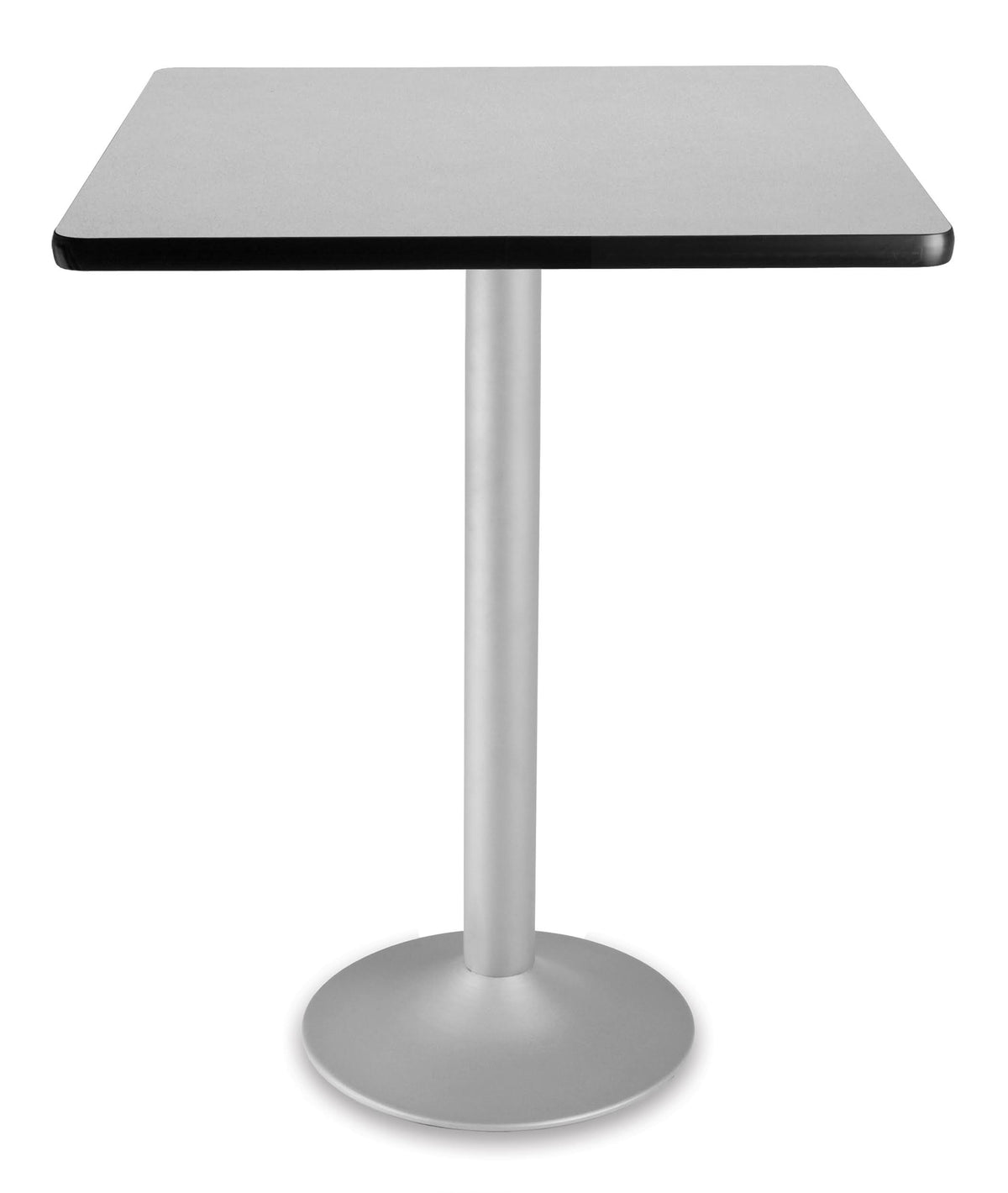 Gray Square Folding Cafe Table D359