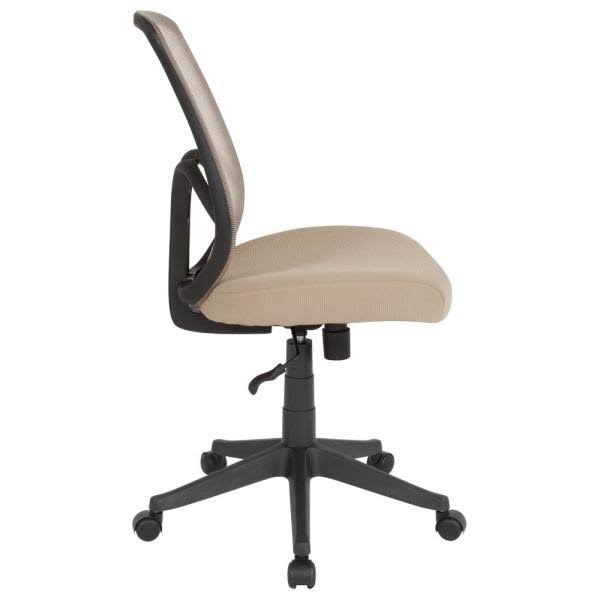 Light Brown Mesh Office Desk Chair Q146821