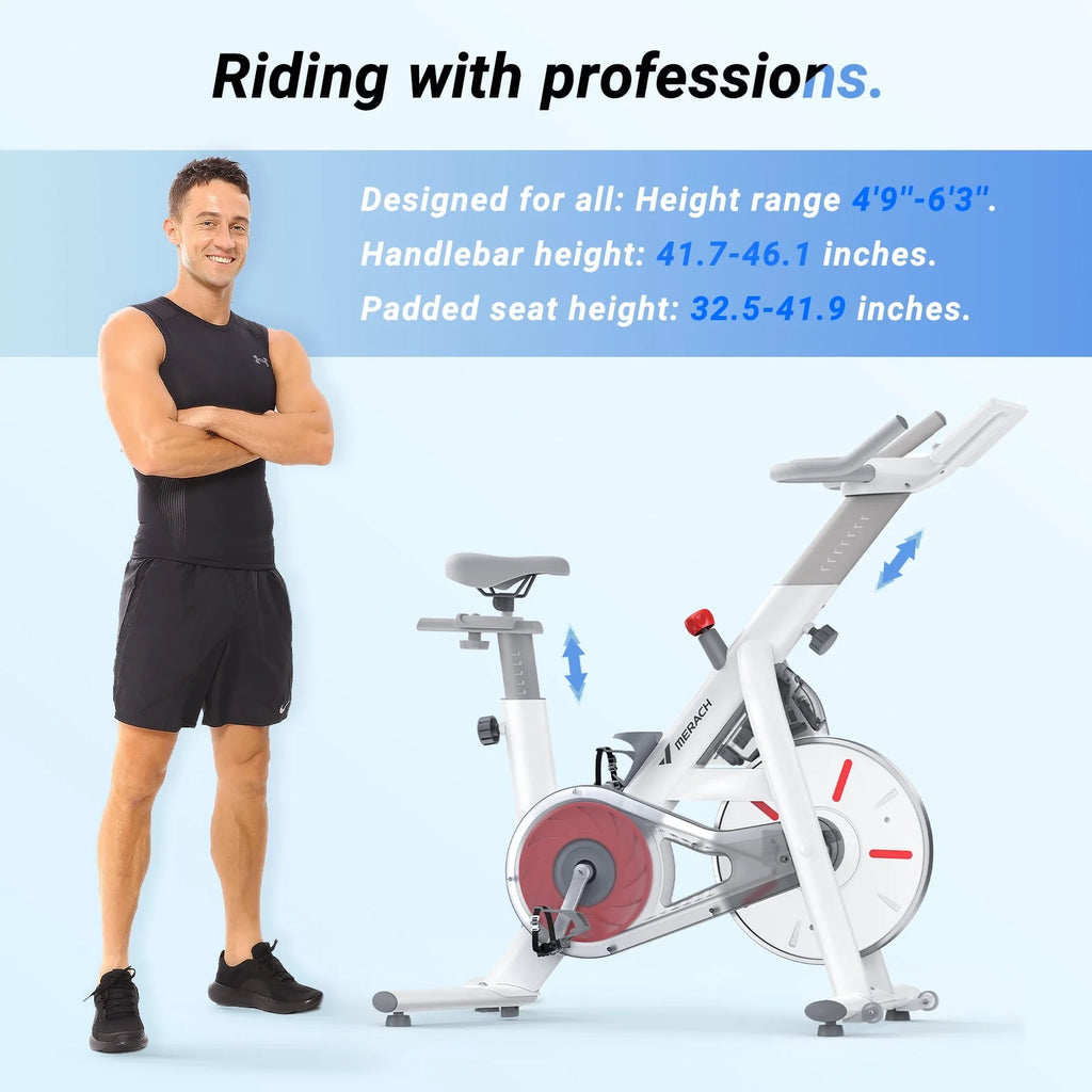 Stationary Exercise Bike Magnetic Bluetooth D9148