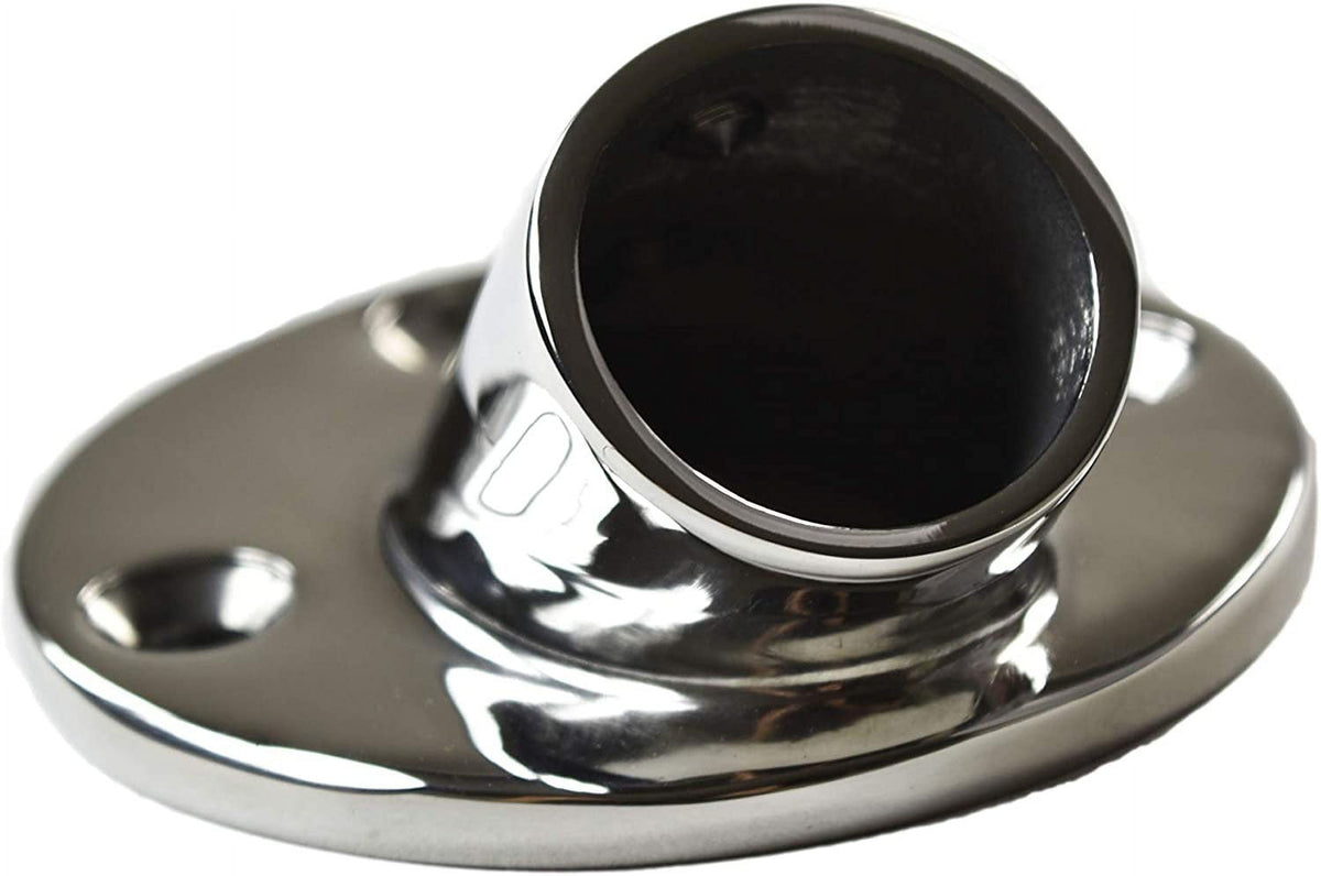 1'' Round Base 45 Degree Tube Base Boat Hand Railing Fittings L9331