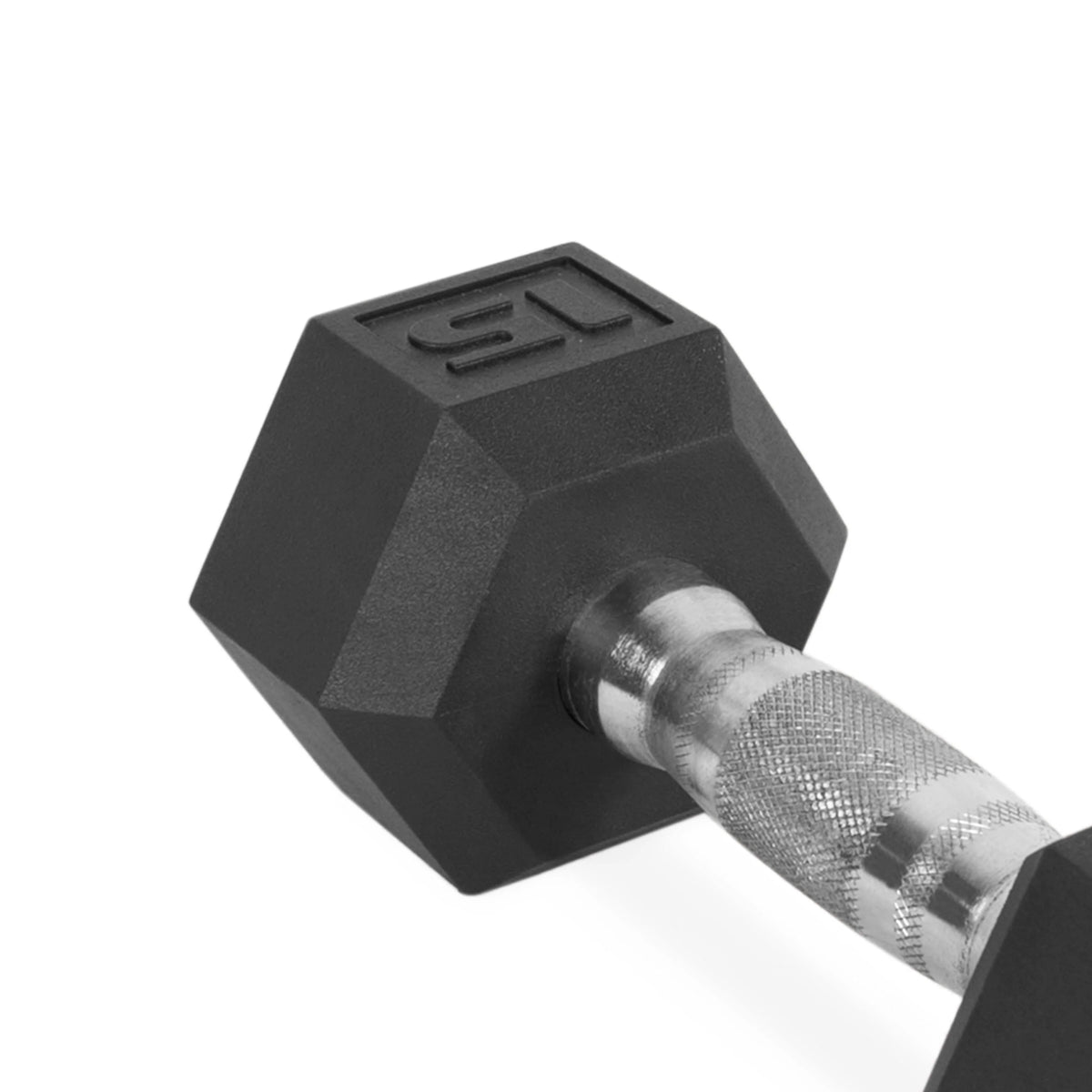 10lb Coated Rubber Hex Dumbbell Pair J30568