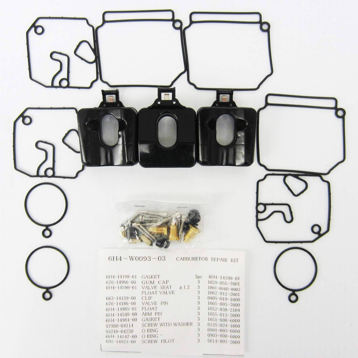 Yamaha 40-50 2-Stroke Outboard Carburetor Repair Kit K270
