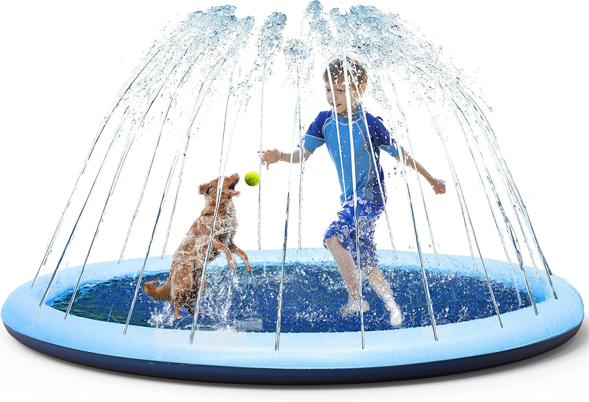 Non Slip Splash Pad Water Play Mat (59 inch) F597684