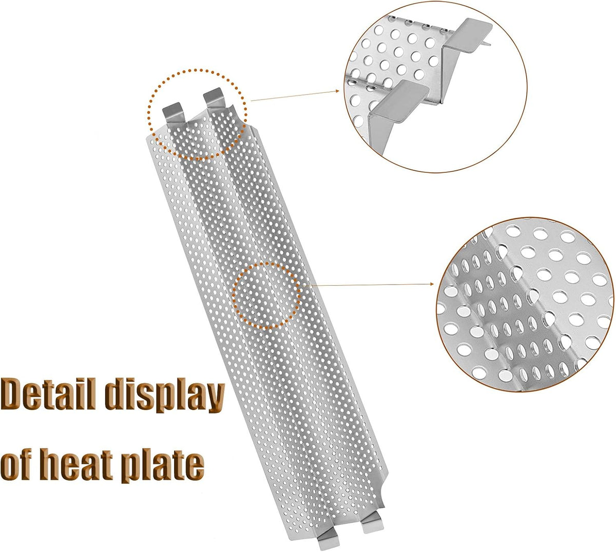 Stainless Steel Heat Plates Replacement Parts, 8PCS F531