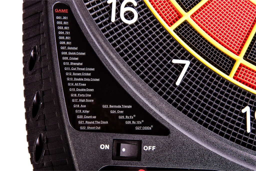 Electronic Dartboard with 27 Games and 123 Variations for 8 Players E8506