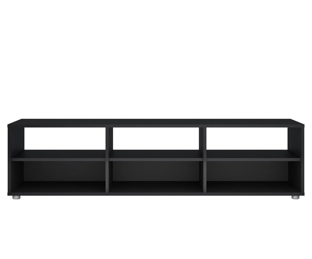 White 6 Shelf TV Stand P3535