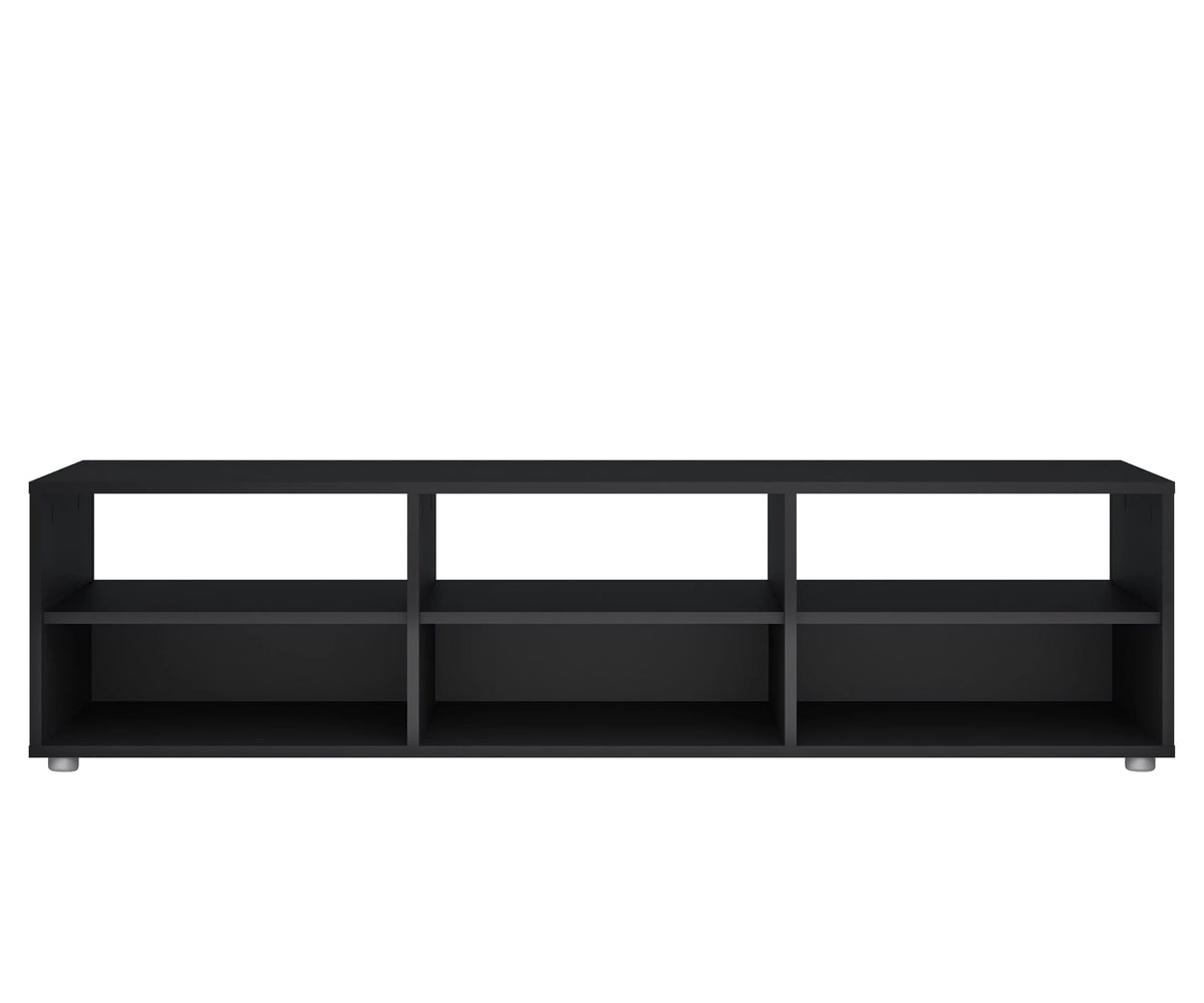 White 6 Shelf TV Stand P3535