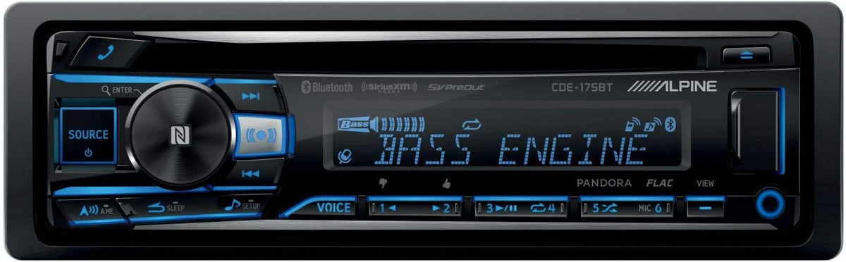 CD Receiver with Bluetooth Wireless Technology and Satellite Radio Tuner L496489