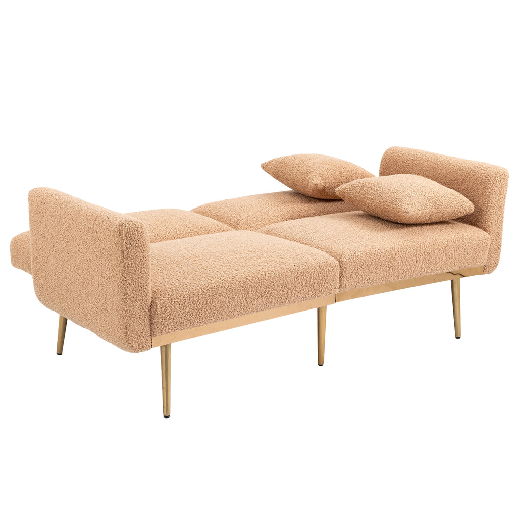 Velvet Sofa with Metal Feet G42889