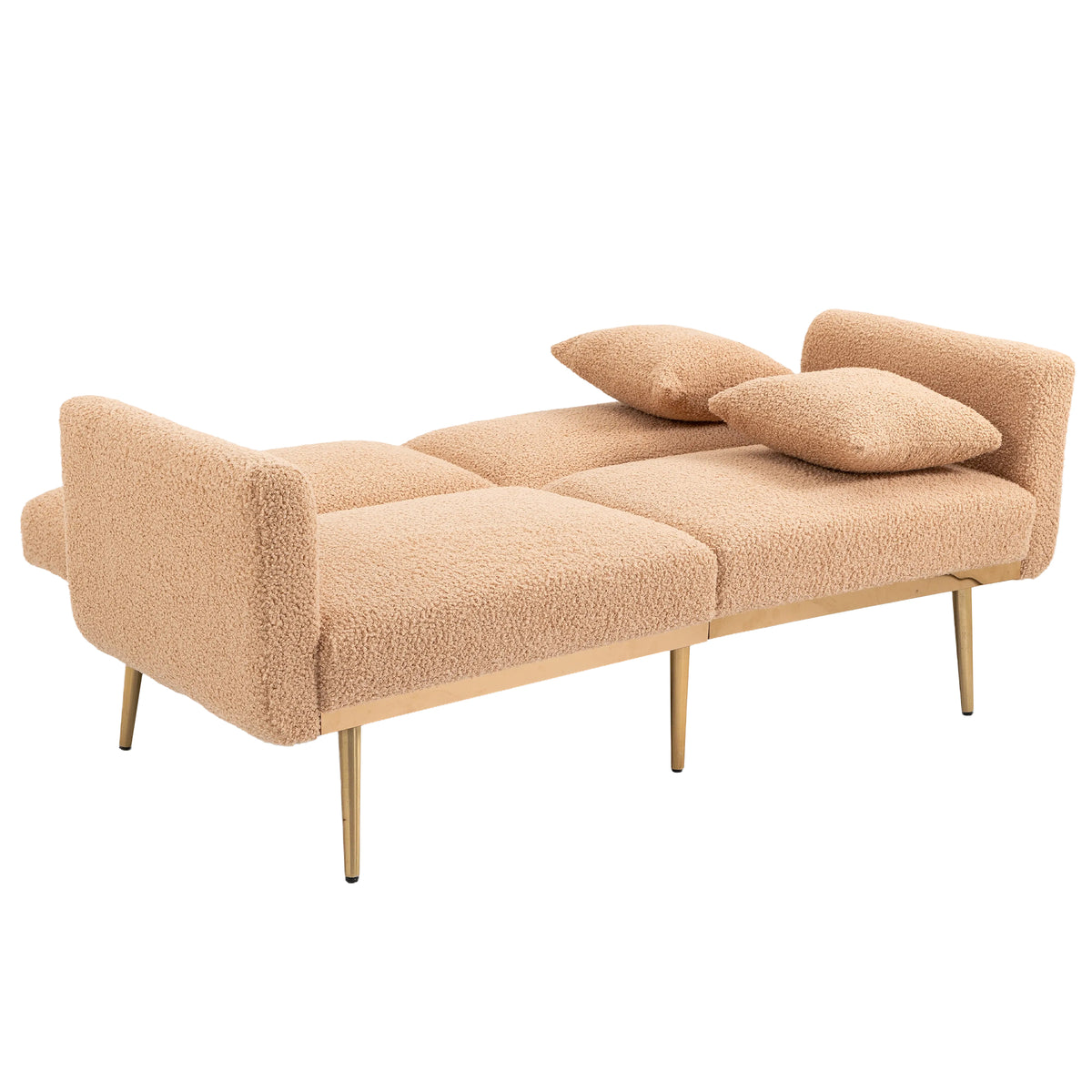 Velvet Sofa with Metal Feet G42889