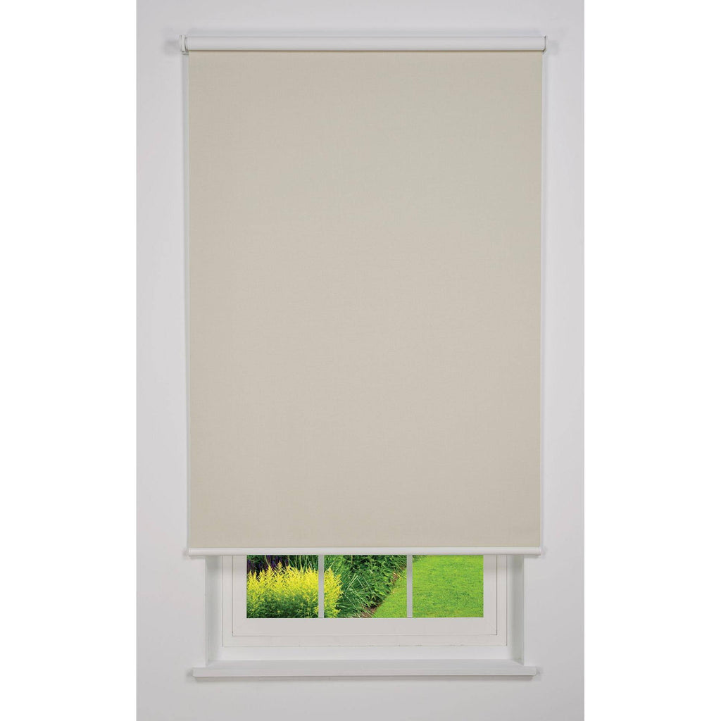 Beige Cordless Blackout Roller Shade 72 W x 78 H Y5052
