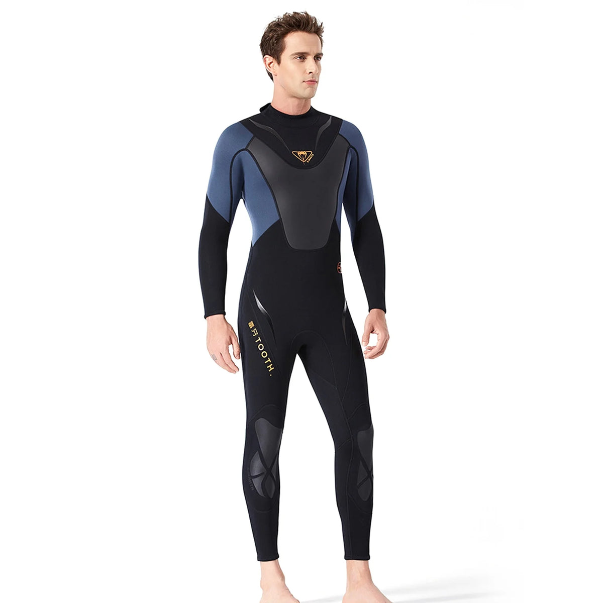 3mm Neoprene Full-body Wetsuit with Back Zipper P352