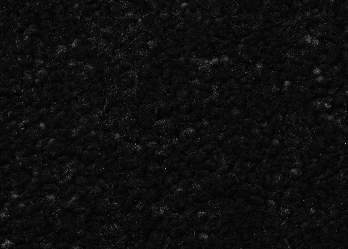 Black 6 ft. x 9 ft. Bathroom Carpet B675