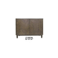 2 Door Oak Chevron Cabinet U1186
