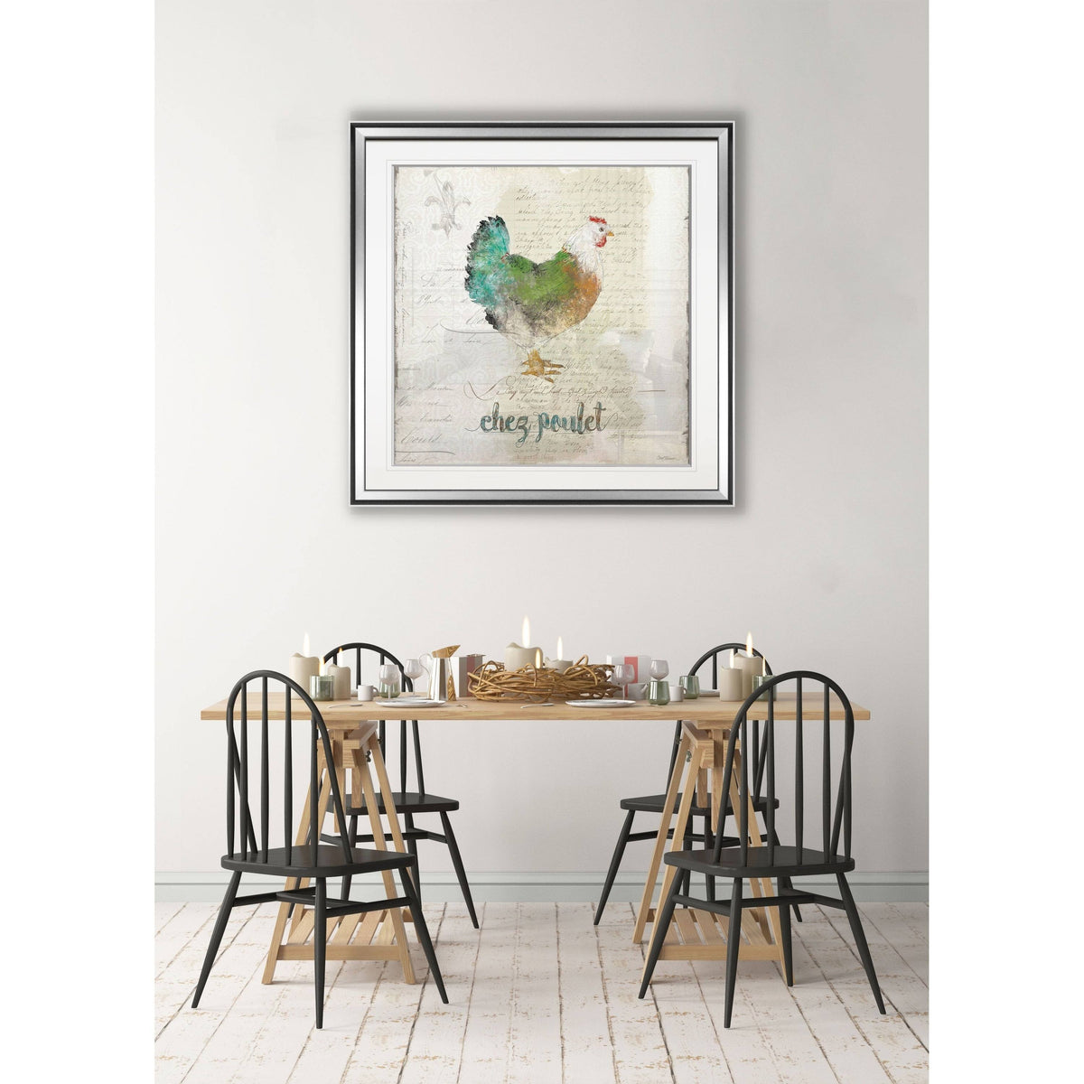 Framed Giclee Print 38 x 38 F28197