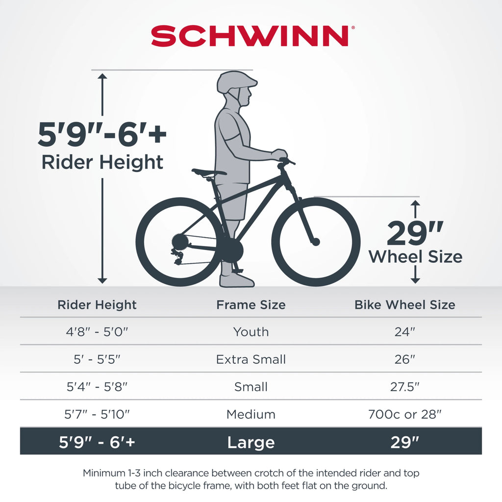 Black 8 Speed 29-inch Wheels Mountain Bike I827962