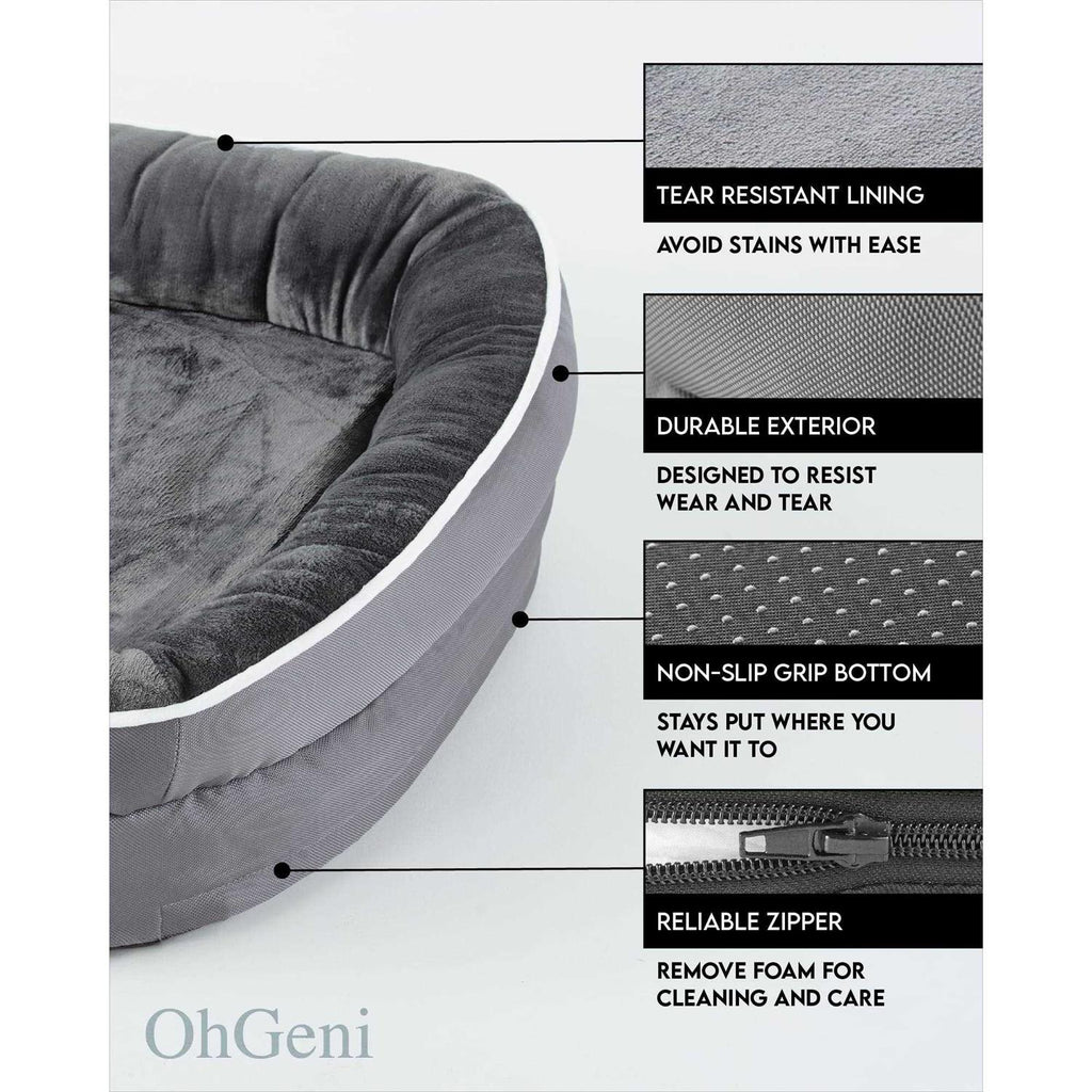 Oversized Orthopedic Dog Bed with Egg Foam Support T45136