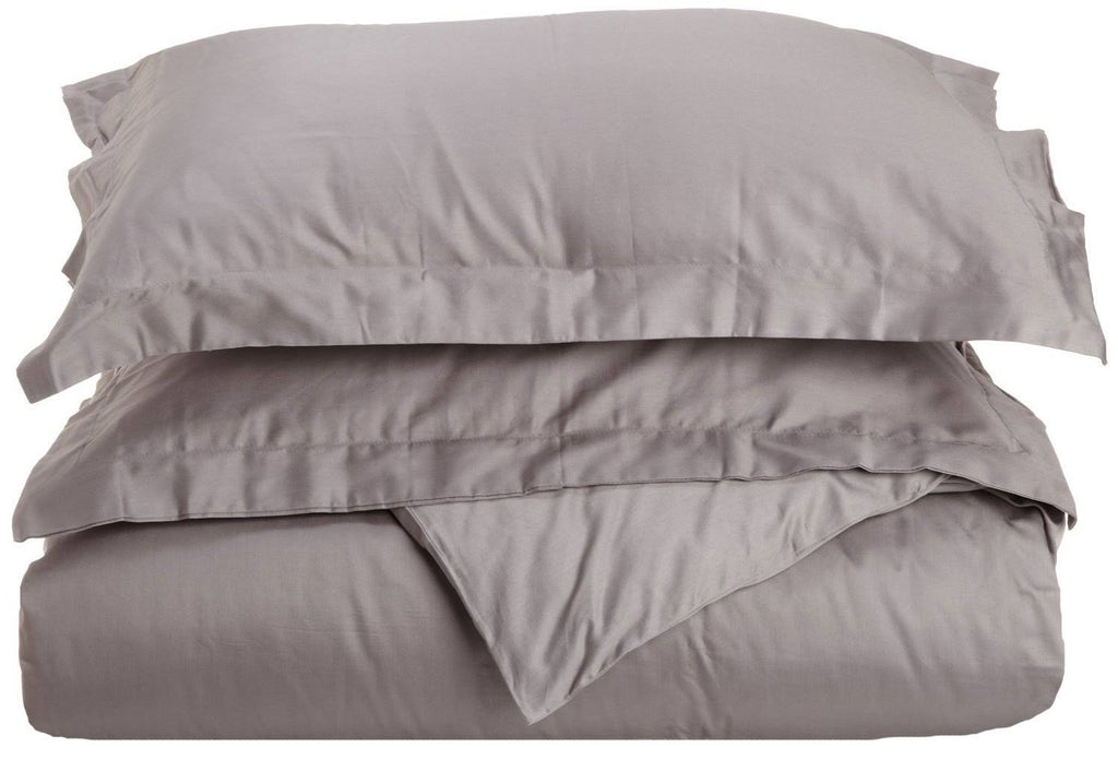 300 Thread Count Cotton Solid Duvet Cover Set King/California King W39019