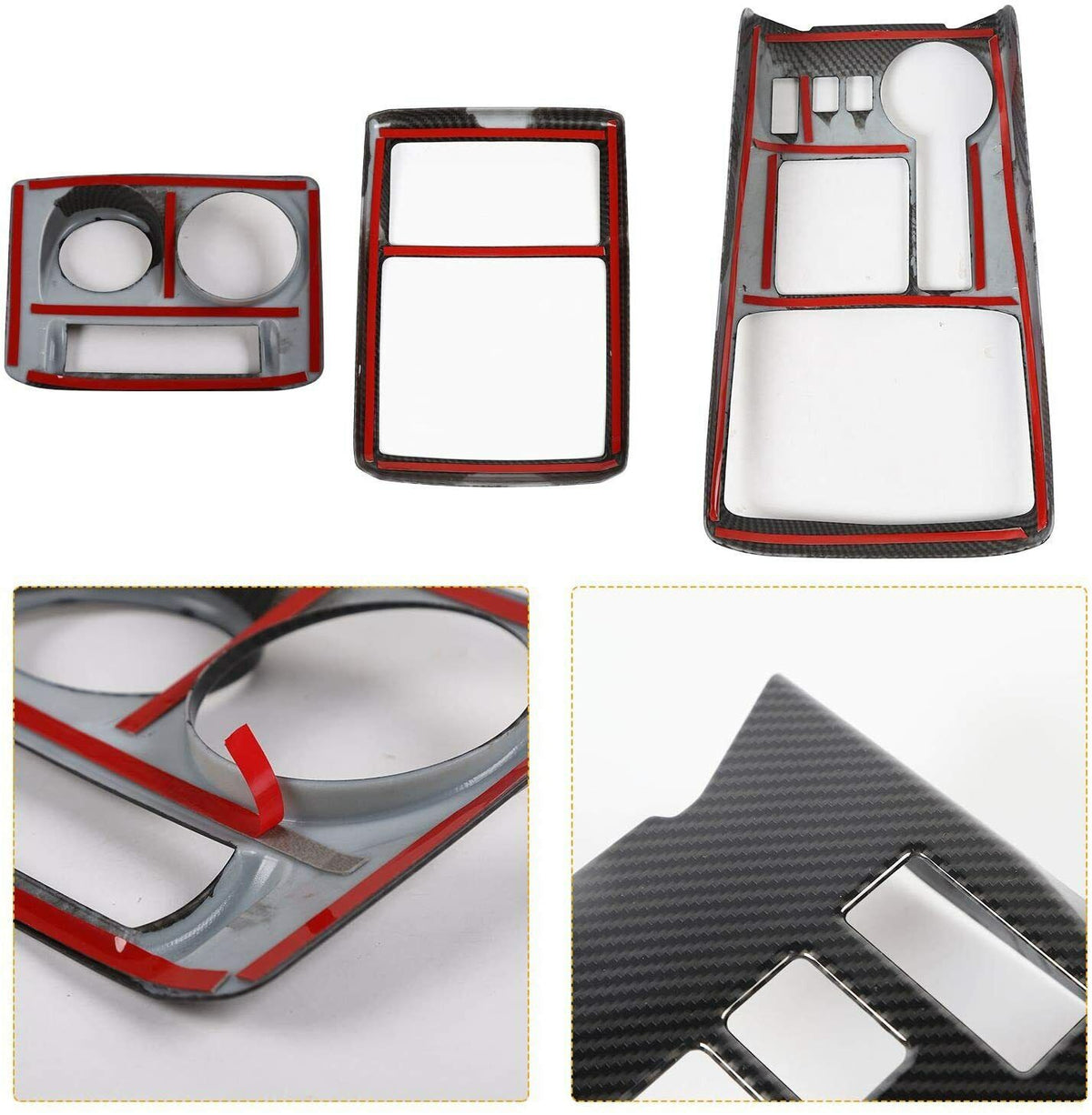 3PCS Reading Light & 4WD Panel Cover Trim Bezels H587