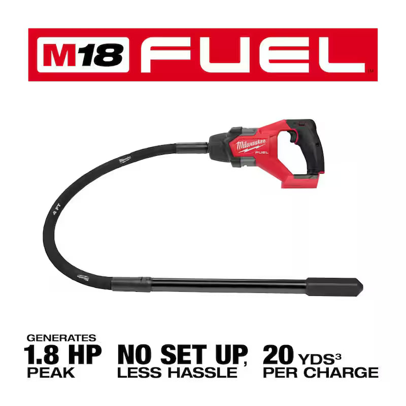 18V Lithium-Ion Brushless Cordless Concrete Pencil Vibrator A662