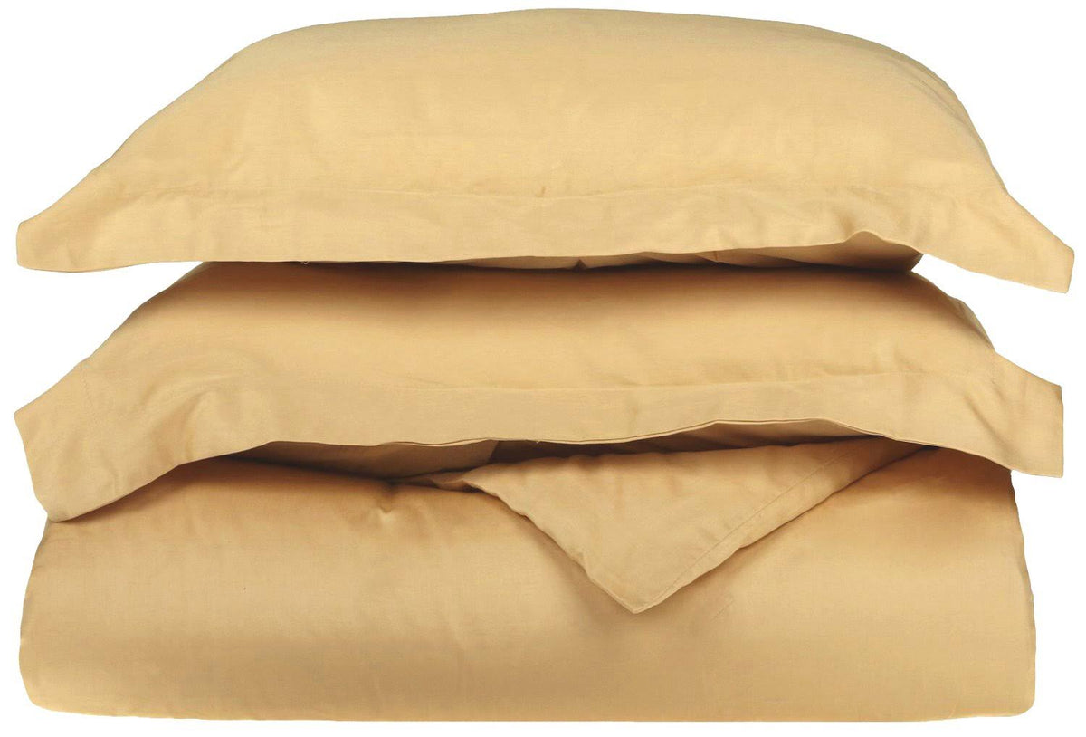 300 Thread Count Cotton Solid Duvet Cover Set King/California King W39019