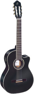 Acoustic-Electric Nylon Guitar Gloss Black T43995