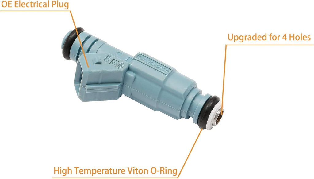 Fuel Injector 24LB 4 Holes 8Pcs M16435