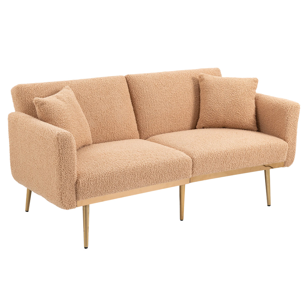 Velvet Sofa with Metal Feet G42889