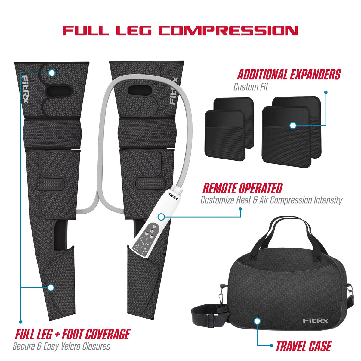 Heated Compression Leg and Foot Massager Z137872