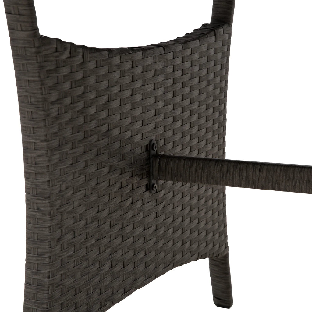 4pc Outdoor Patio Dining Table Bench Sofa S439521